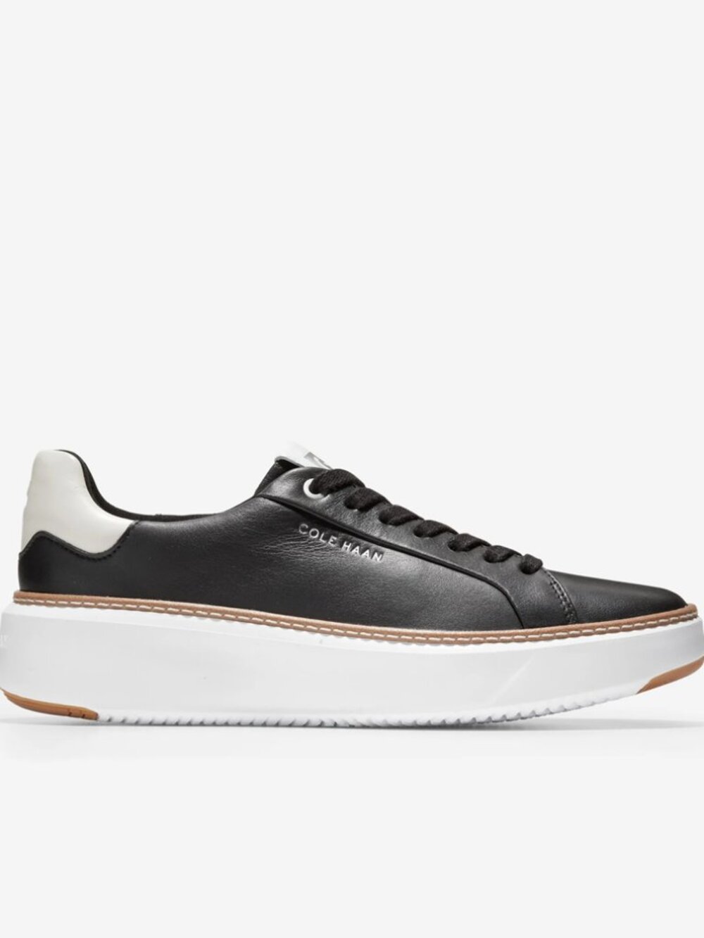 Cole Haan GrandPro Topspin Women Sneakers Black with White Sole 7.5
